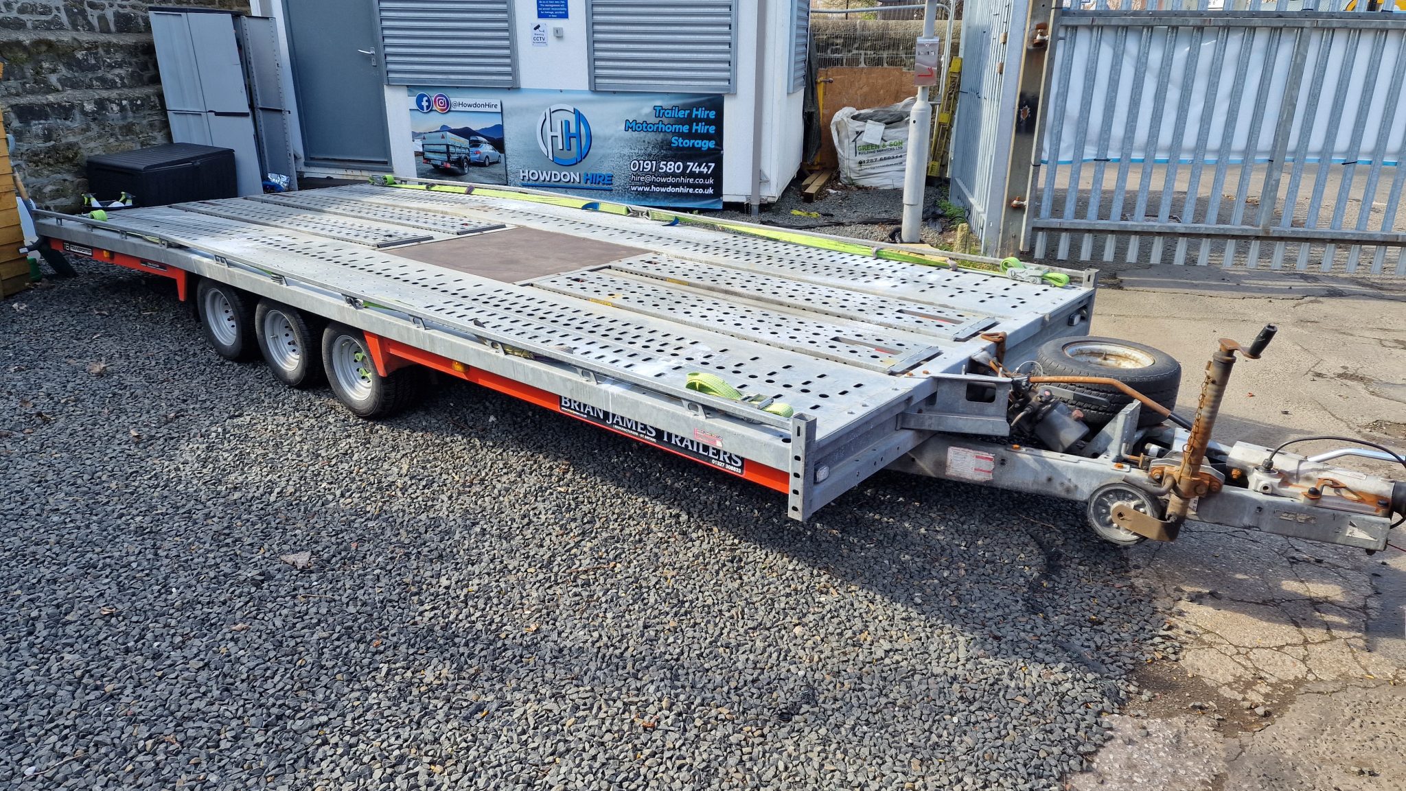 Tilt Bed Car Transporter Trailer Hire Howdon Hire Trailer Hire